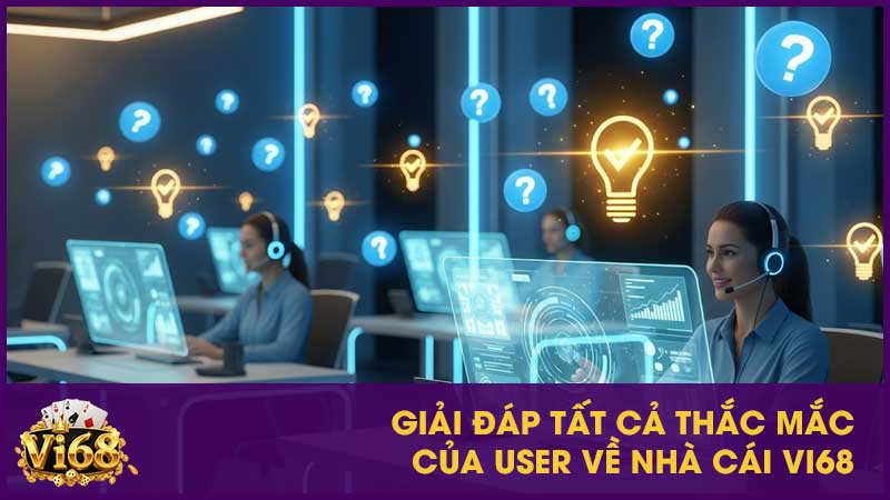 Vi68 – Nhà cái cá cược trực tuyến uy tín - Đăng ký +100% 26 Giải đáp tất cả thắc mắc của user về nhà cái Vi68