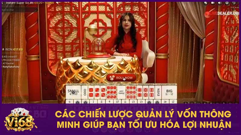 TÌm hiểu chi tiết bộ môn Sicbo cùng phương pháp chiến thắng 4 Các chiến lược quản lý vốn thông minh giúp bạn tối ưu hóa lợi nhuận