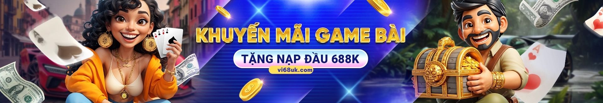 Vi68 – Nhà cái cá cược trực tuyến uy tín - Đăng ký +100% 9 vi68 uk com banner top